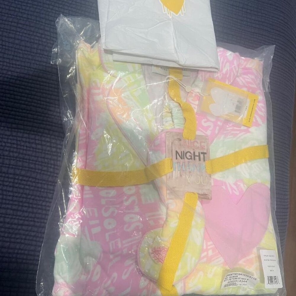 KERRI ROSENTHAL,  Betty long pajama set,  soleil in multi  - NWT in package - Picture 6 of 6